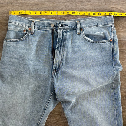 Levis 512 Jeans Straight Leg Size 36L Men's Blue Denim
