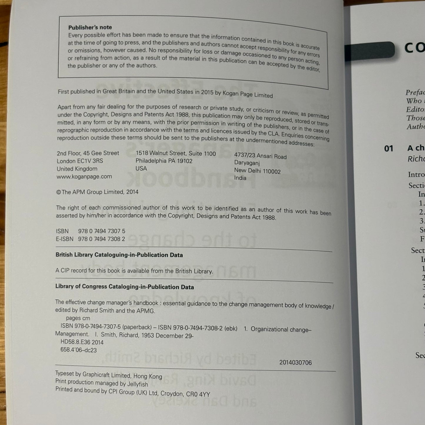 The Effective Change Manager's Handbook Paperback 2015 GD