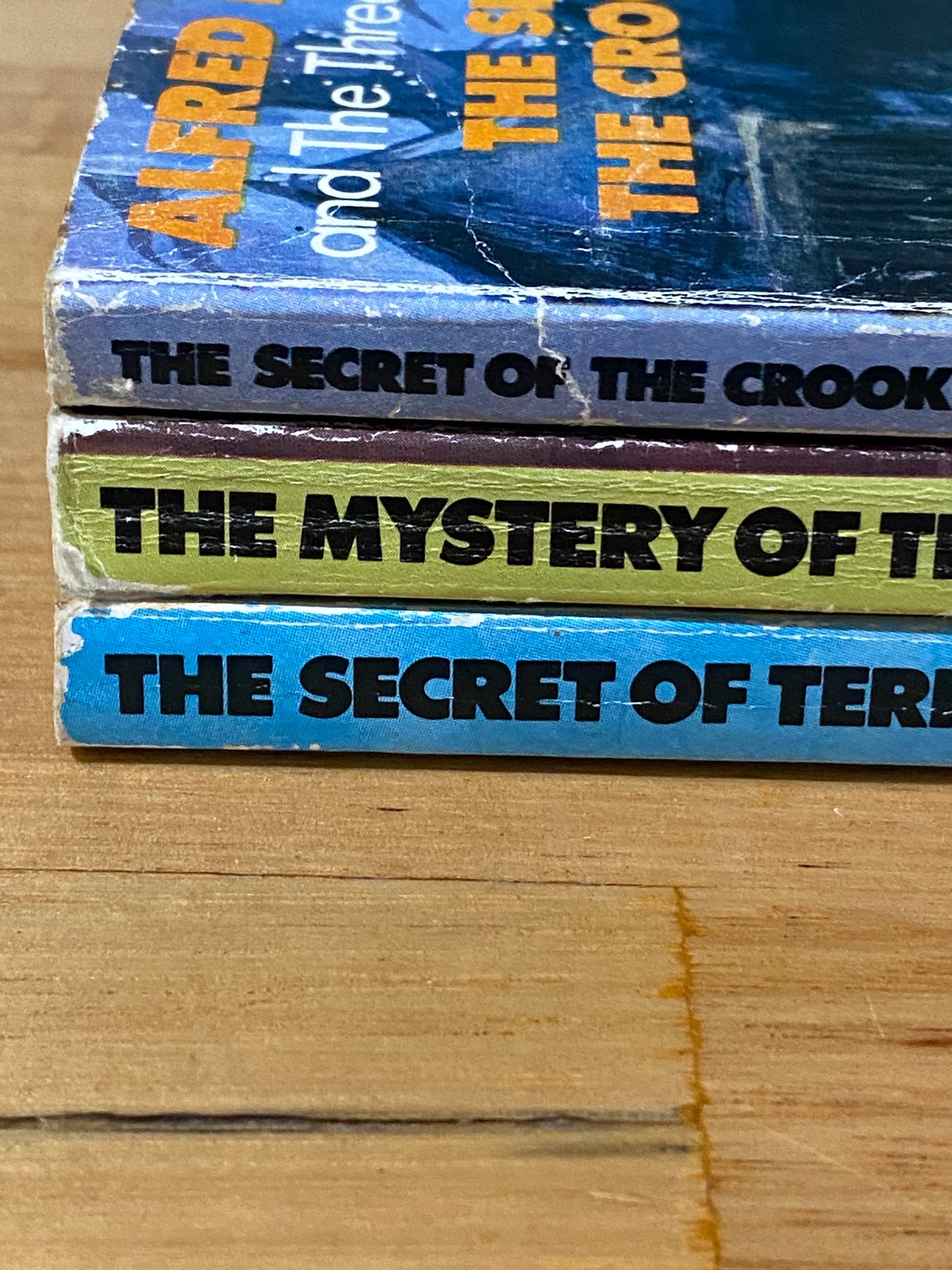 Alfred Hitchcock Three Investigators Vintage Paperback 3 Book Bundle