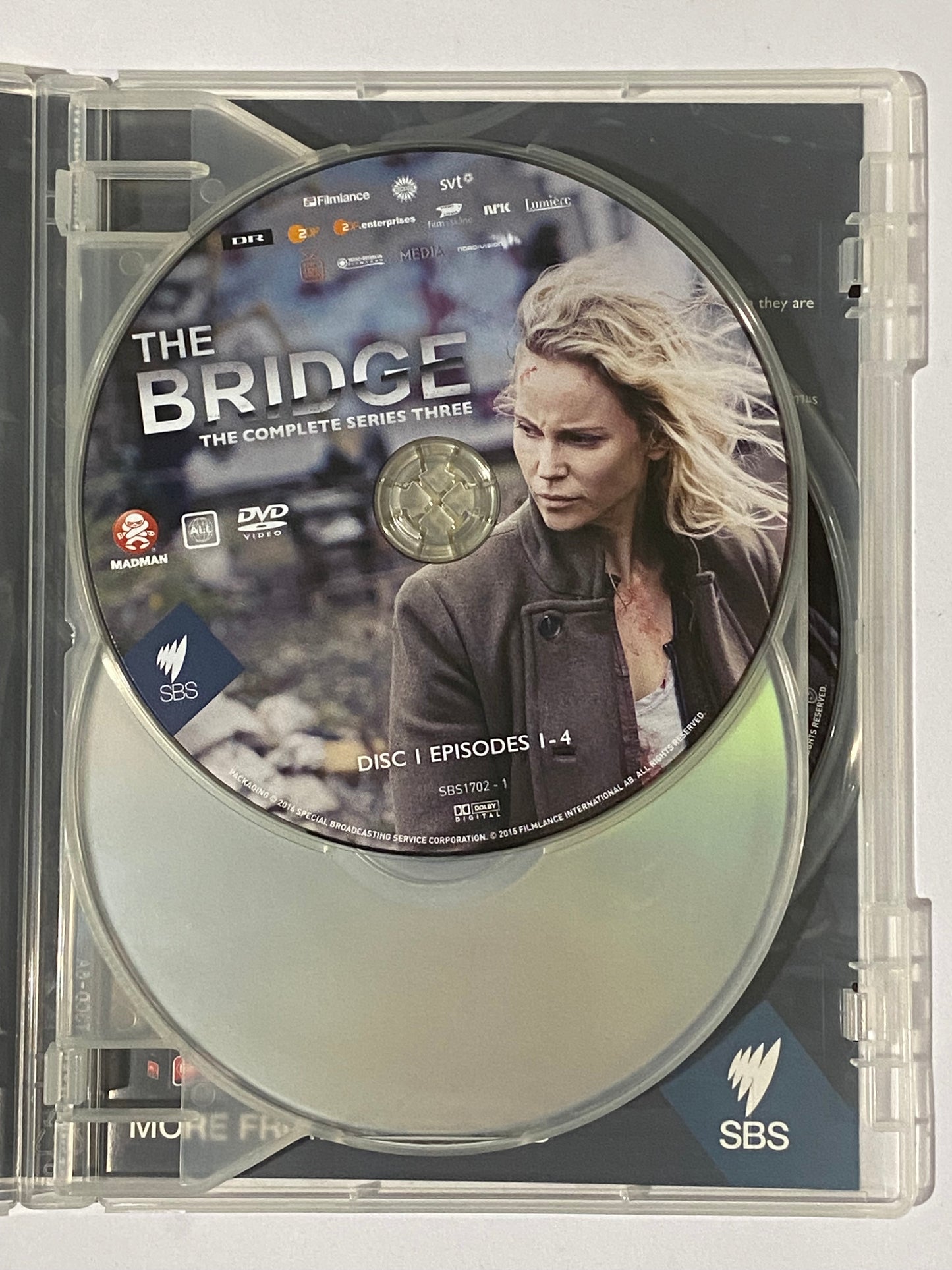 The Bridge Complete Series 1-3 DVD Swedish/Danish Crime Thriller PAL 4 VGC