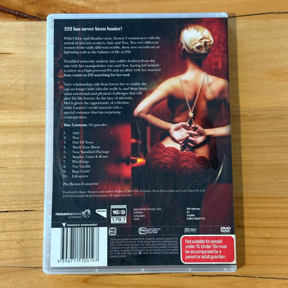 Satisfaction Season 1-3 DVD Complete Series Set PAL 4 VGC