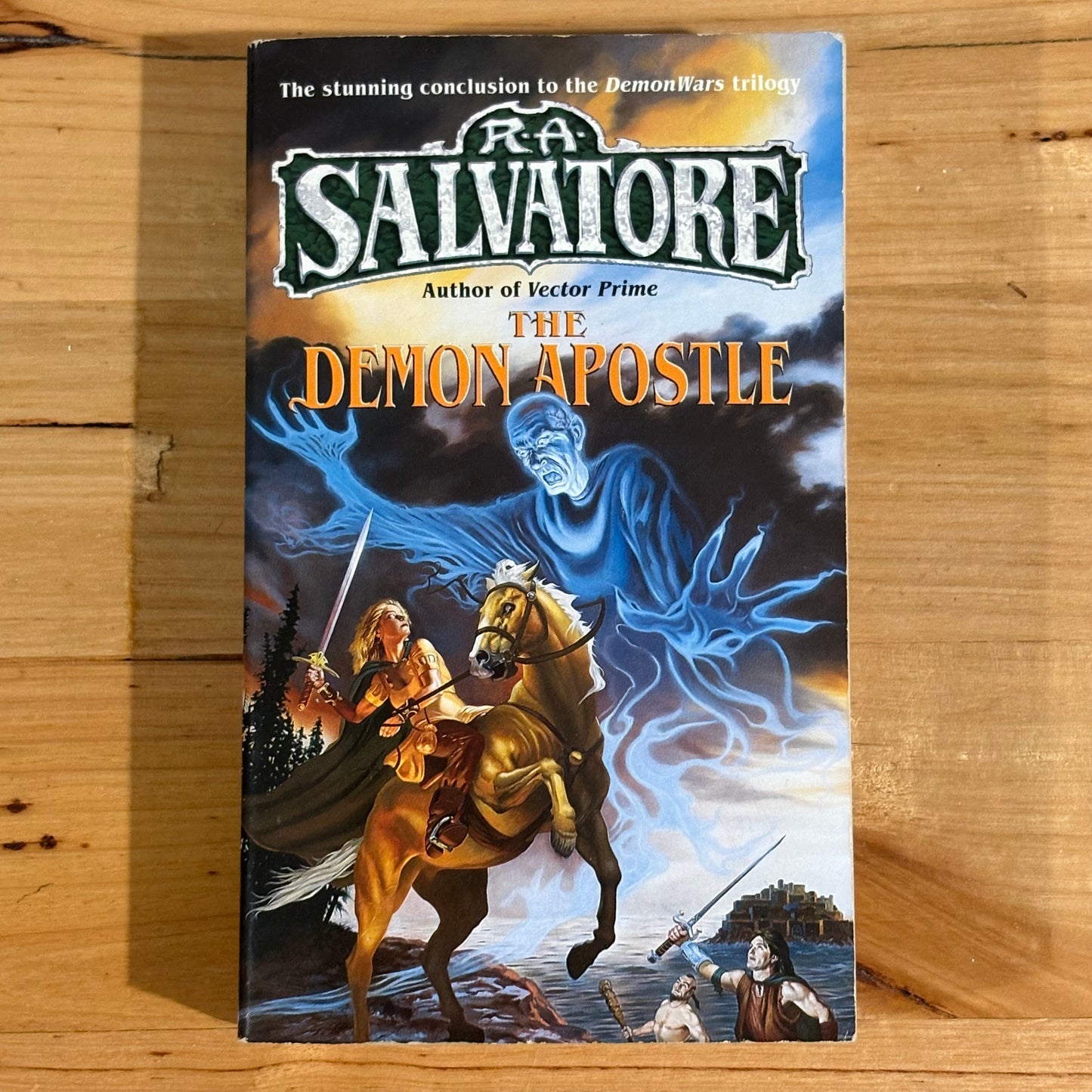 The Demon Apostle R.A. Salvatore Fantasy Paperback 2000 GD