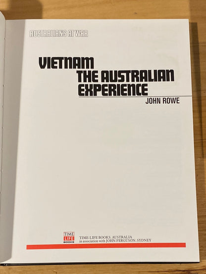 Australians At War - Vietnam The Australian Experience Time-Life Books Hardback VGC