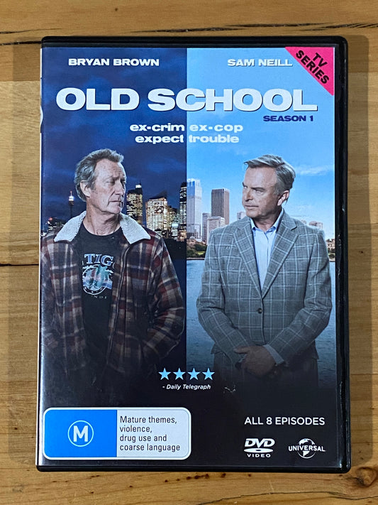 Old School Series 1 DVD Bryan Brown Sam Neill Australian Drama 2-Disc PAL 4 Ex-Rental