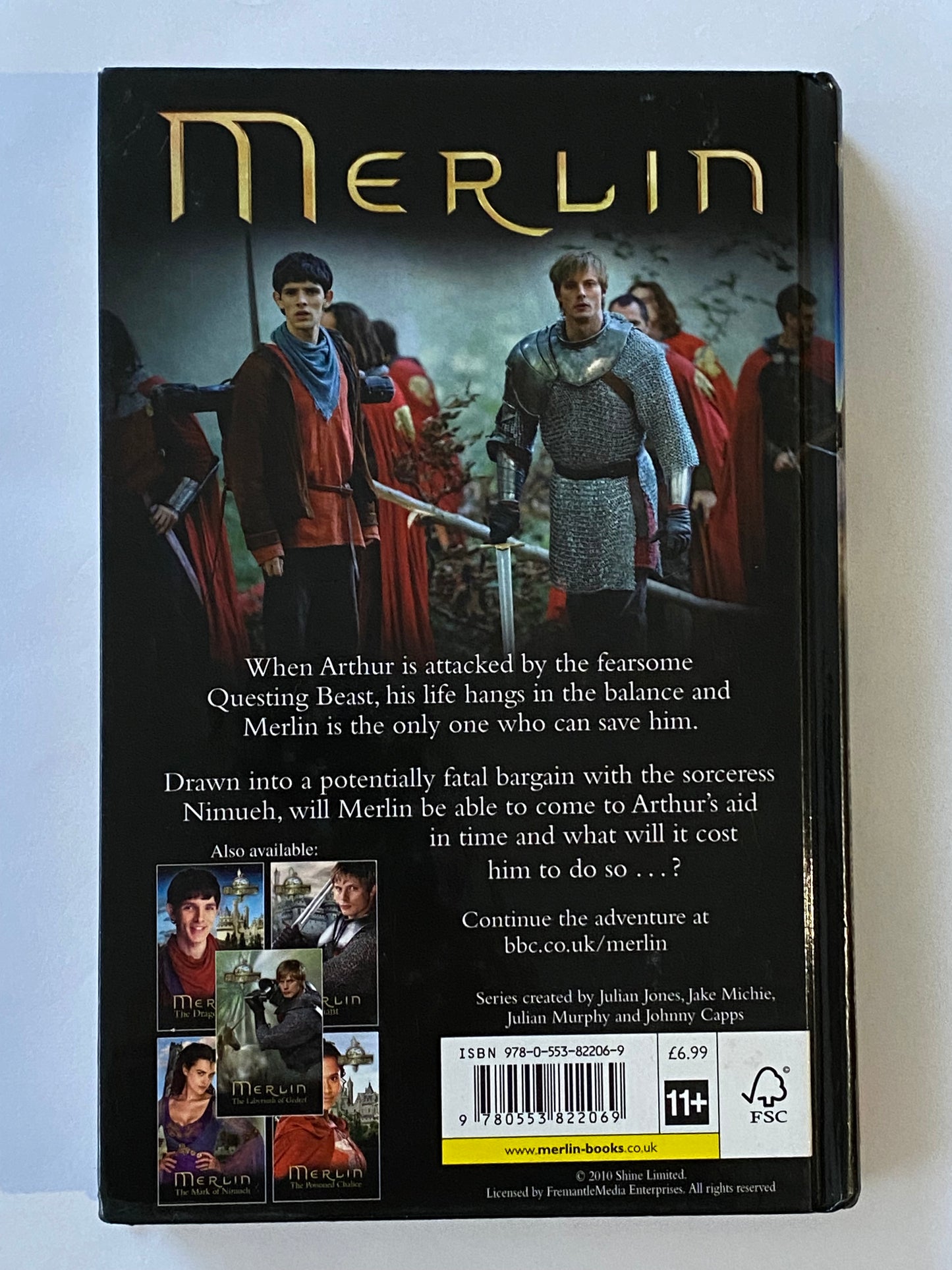 Merlin The Death Of Arthur by Jason Loborik and Julian Jones Published 2010 GD