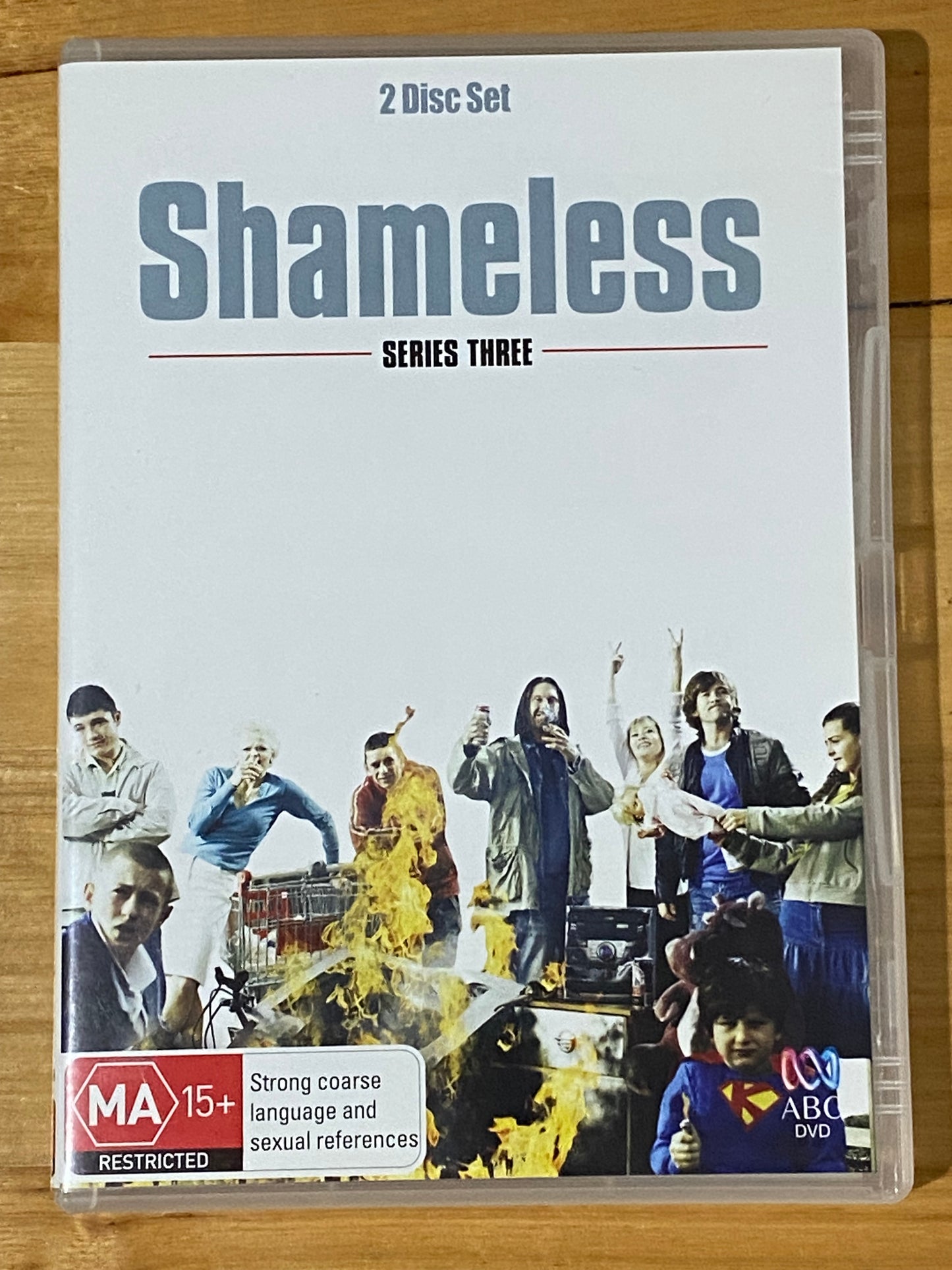 Shameless Series 1-4 DVD British Comedy David Threlfall James McEvoy PAL 4 VGC