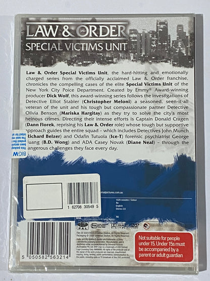 Law & Order SVU Seasons 1-6 DVD PAL 4 Seasons 2,3,5,6 New Sealed