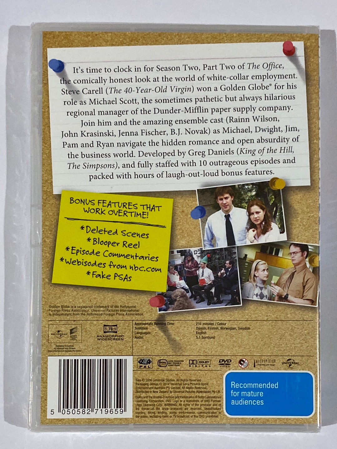 The Office Season 2 Complete 2-Disc Set PAL 2,4 Brand New Sealed