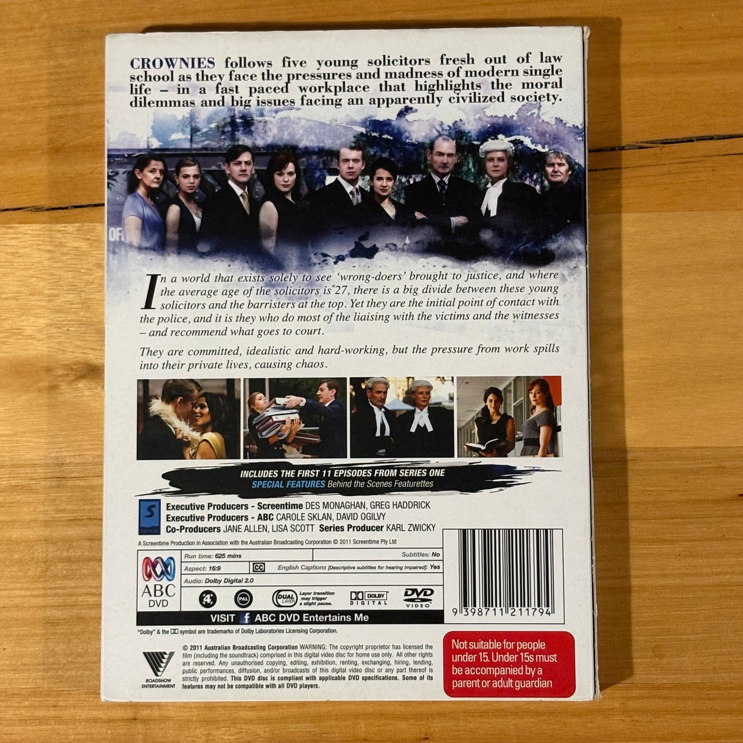 Crownies Season 1 Parts 1 and 2 DVD Australian Drama PAL 4 VGC