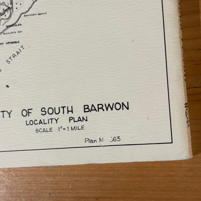 South Barwon 1857 - 1985 Compiled by John Pescott Paperback GD