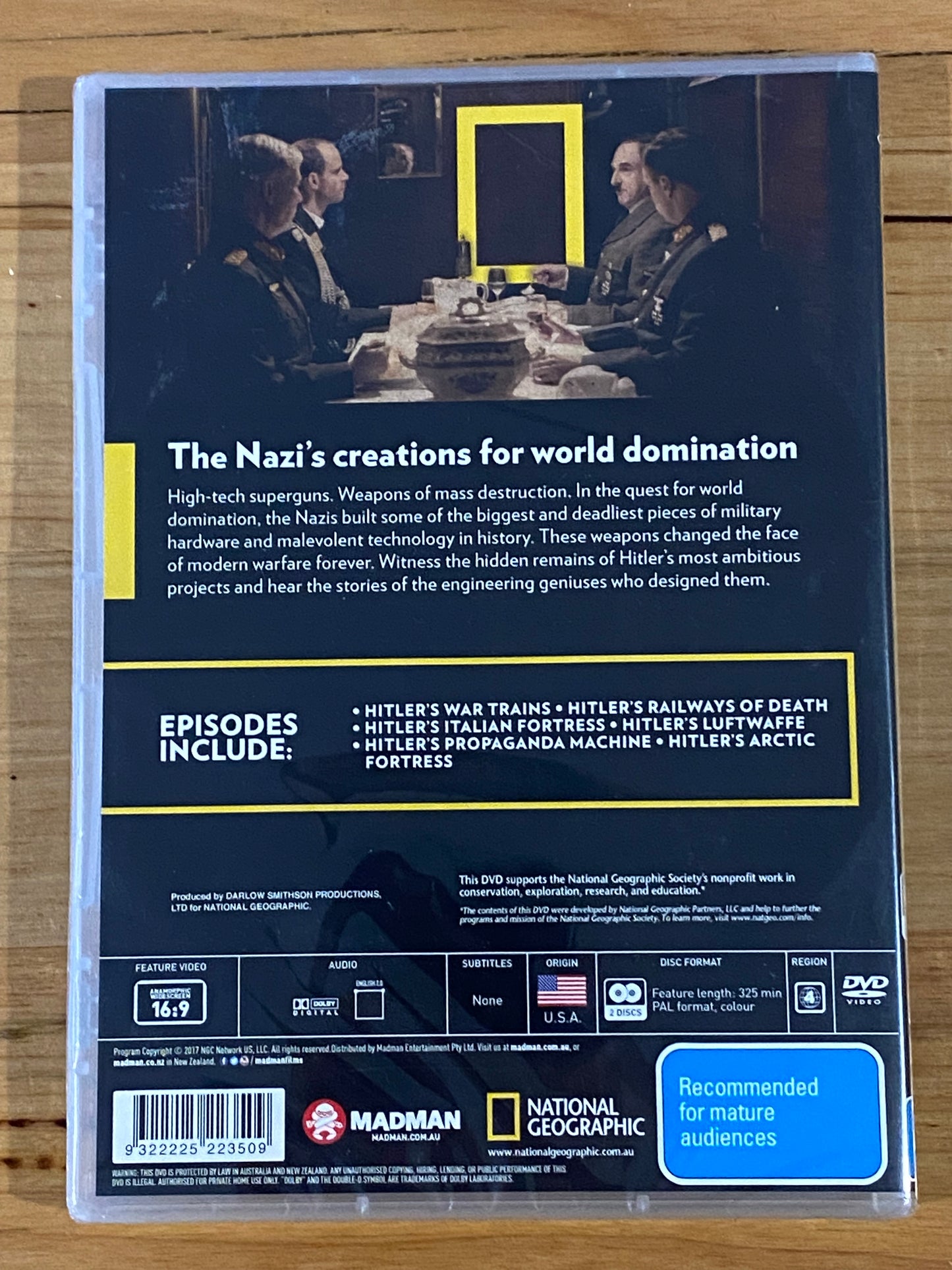 Nazi Megastructures 4 DVD National Geographic 2-Disc PAL 4 New Sealed