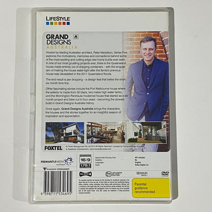 Grand Designs Australia Series 1-5 DVD Peter Maddison PAL 4 Pre-Owned VGC