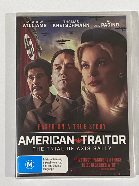 American Traitor The Trial of Axis Annie DVD Al Pacino PAL 4 New Sealed