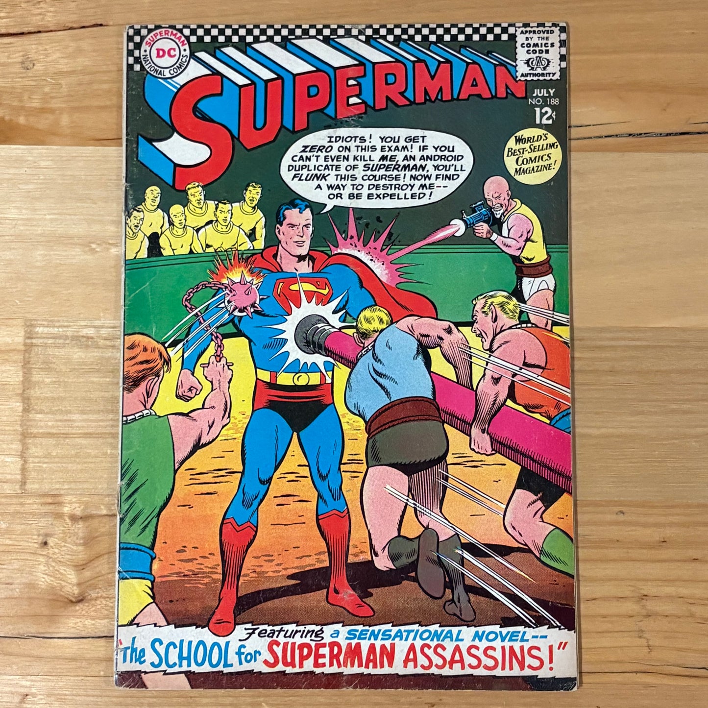 Superman (1939) #188 DC Comics Silver Age Grade GOOD