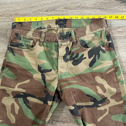 Polo Ralph Lauren Cargo Pants Camoflauge Pattern Mens Sz 82A Button Fly
