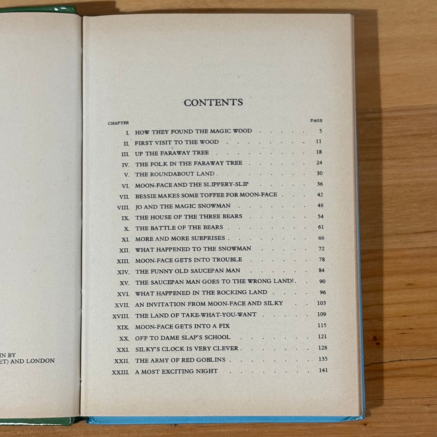 The Enchanted Wood by Enid Blyton Hardcover 1972 GD