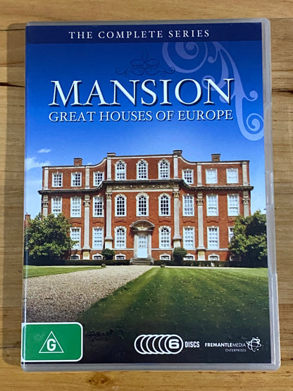 Mansion Great Houses Of Europe DVD Complete Series 6-Disc Set PAL ALL VGC