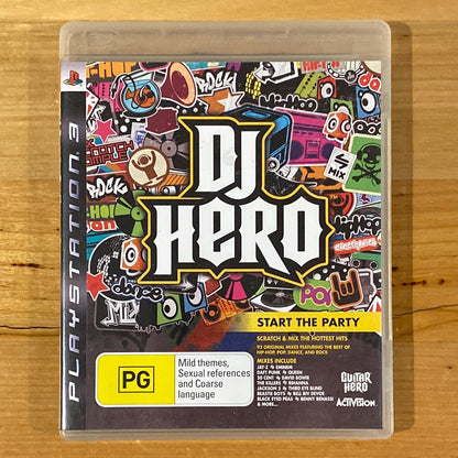 DJ Hero PS3 Disc Only VGC