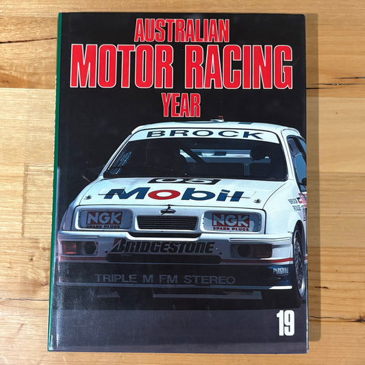 Australian Motor Racing Yearbook 19 1989/90 Hardcover GD