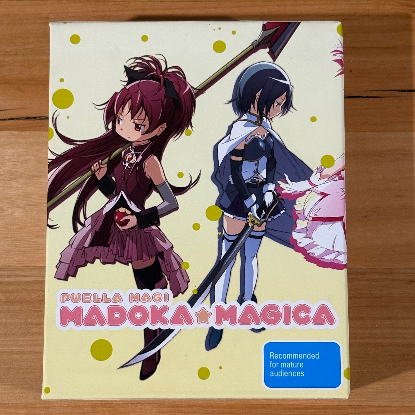 Puella Magi Madoka Magica Blu-ray Anime 3-Disc Box-Set Region B VGC