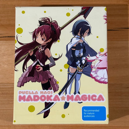 Puella Magi Madoka Magica Blu-ray Anime 3-Disc Box-Set Region B VGC