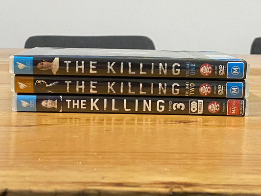 The Killing Volume 1-3 Complete Set DVD Danish Crime Drama PAL ALL VGC