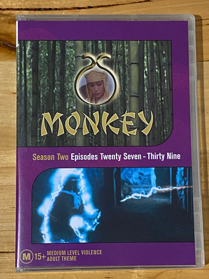 Monkey DVD Season 2 Episodes 27-39 Japanese Classic TV Show Pal 0 VGC