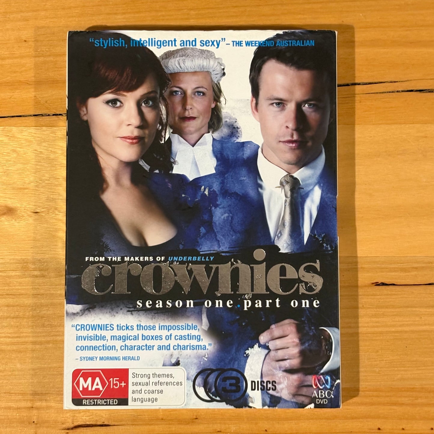 Crownies Season 1 Parts 1 and 2 DVD Australian Drama PAL 4 VGC