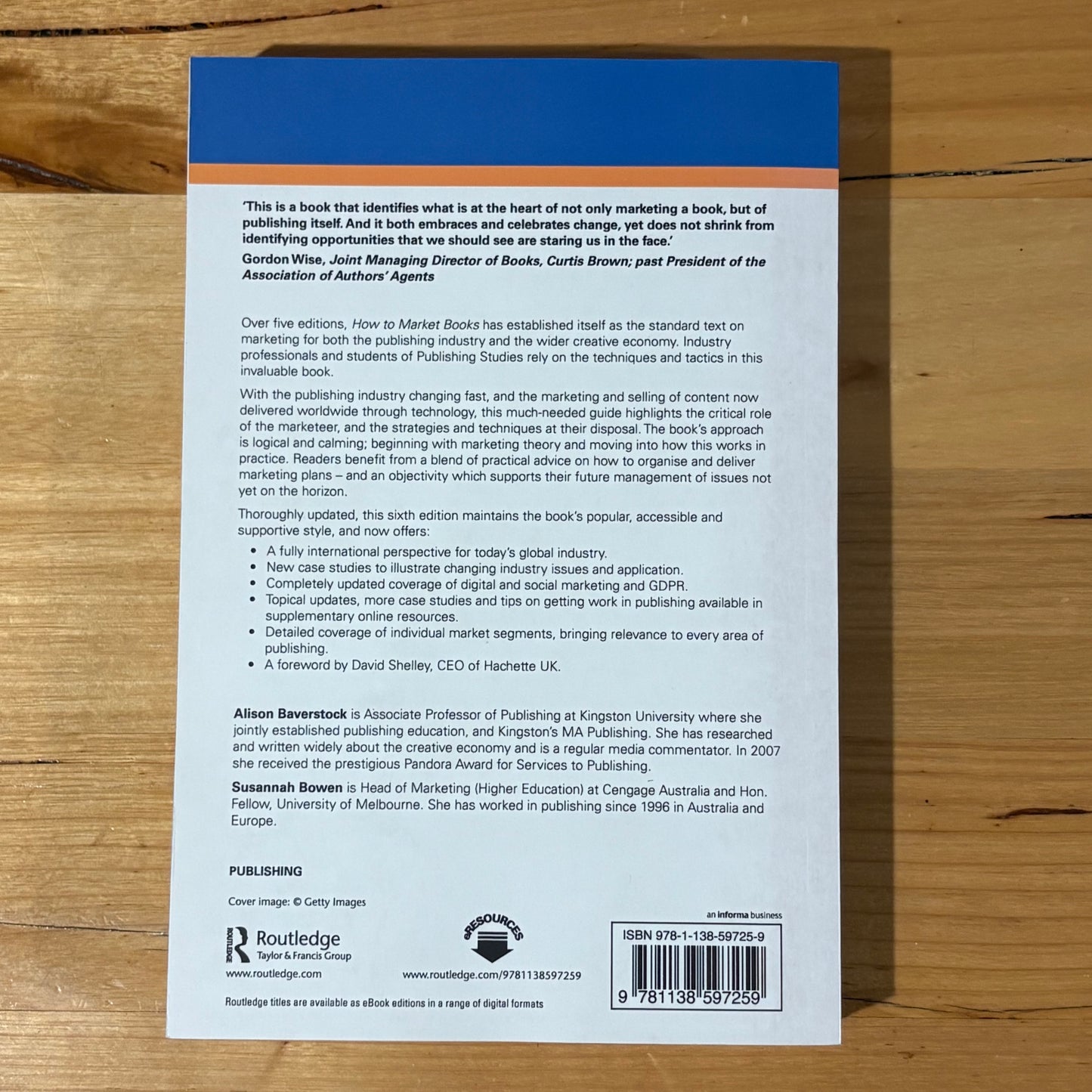 How to Market Books by Alison Baverstock & Susannah Bowen 2019 Paperback GD