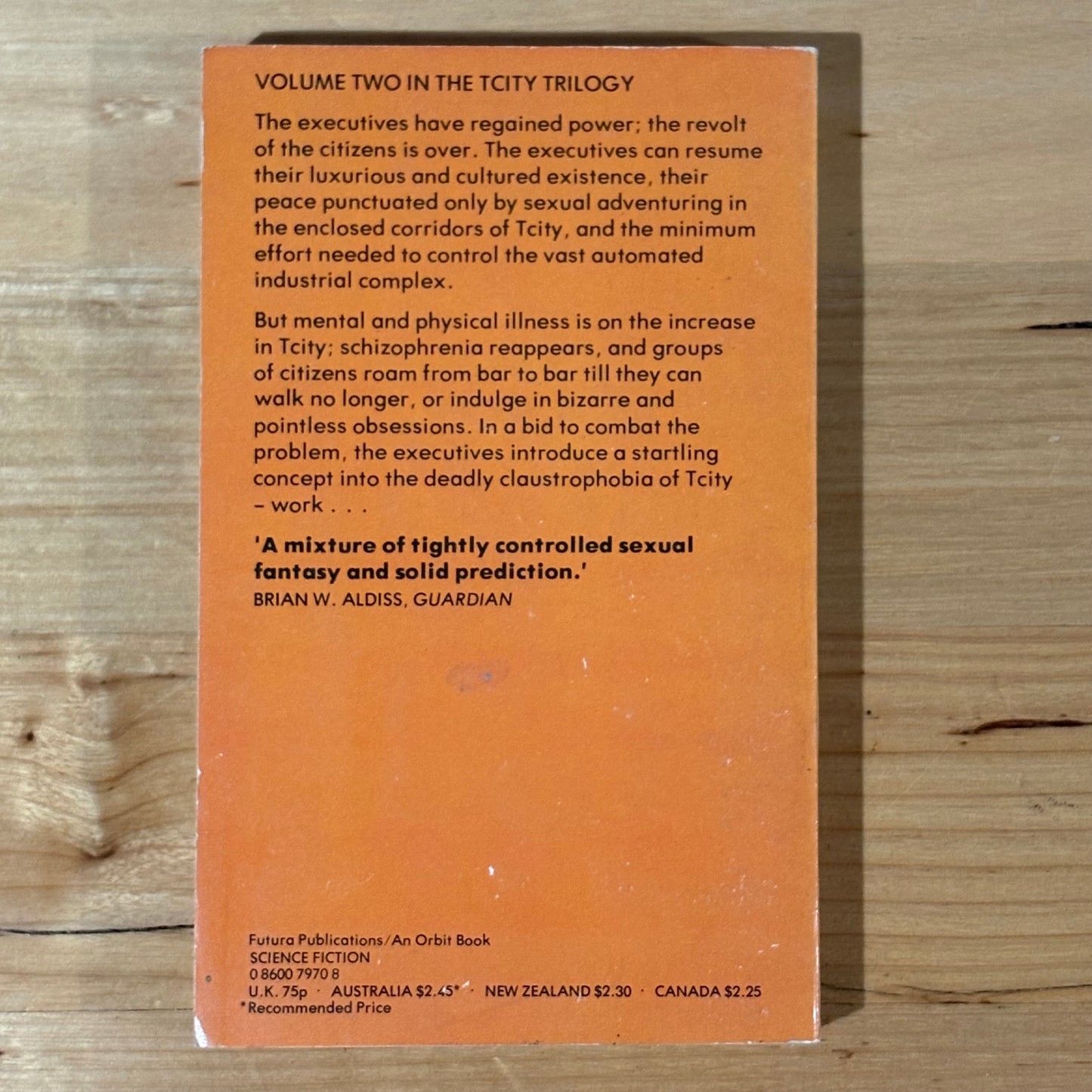 The Tcity Trilogy Mark Adlard Paperback Interface Volteface Multiface 1977