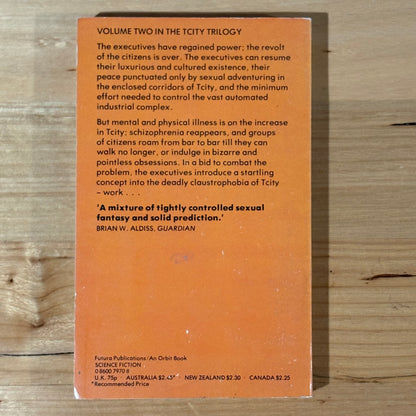 The Tcity Trilogy Mark Adlard Paperback Interface Volteface Multiface 1977