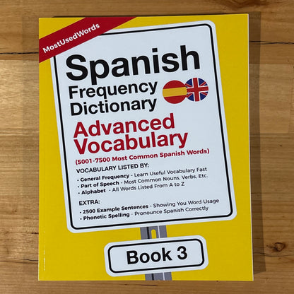 Spanish Frequency Dictionary all 4 books MostUsedWords Paperbacks VGC