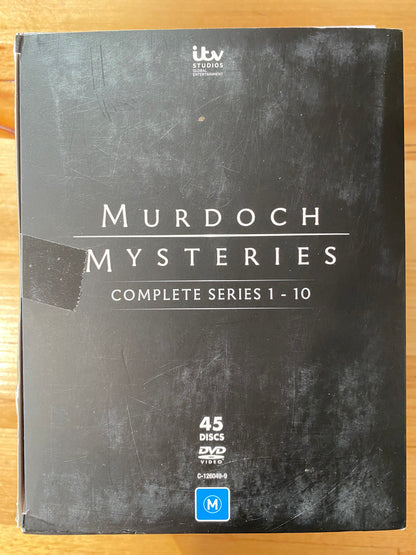 Murdoch Mysteries Complete Series 1-10 DVD Box Set VGC