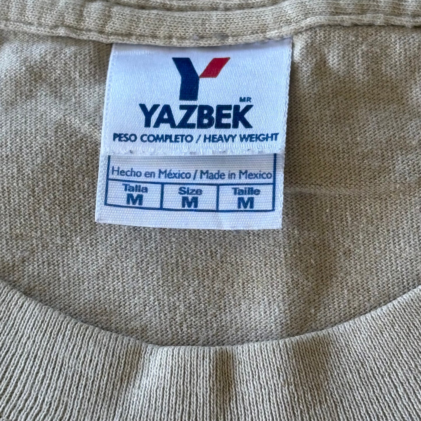 Cabo Wabo Cantina Tequila T-Shirt Cream Short Sleeve Size Medium