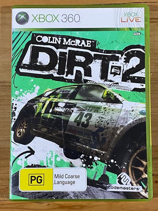 Colin McRae Dirt 2 Xbox 360 With Manual and Map VGC