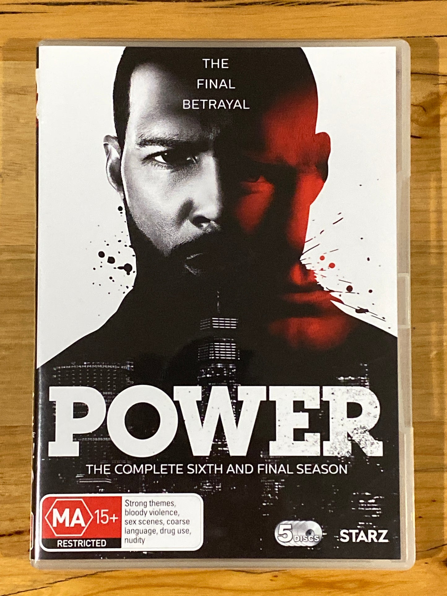 Power Complete Seasons 3, 5 and 6 DVD US Crime Drama  PAL 4 VGC