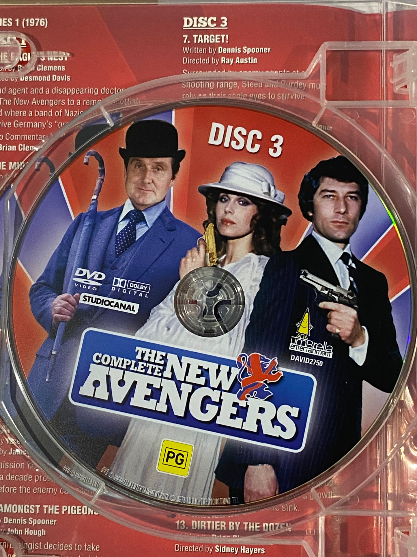 The Complete New Avengers DVD Classic British TV 8-Disc Set PAL 4 VGC