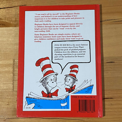 Dr Seuss Fox in Socks Dr Seuss Book Hardcover GD