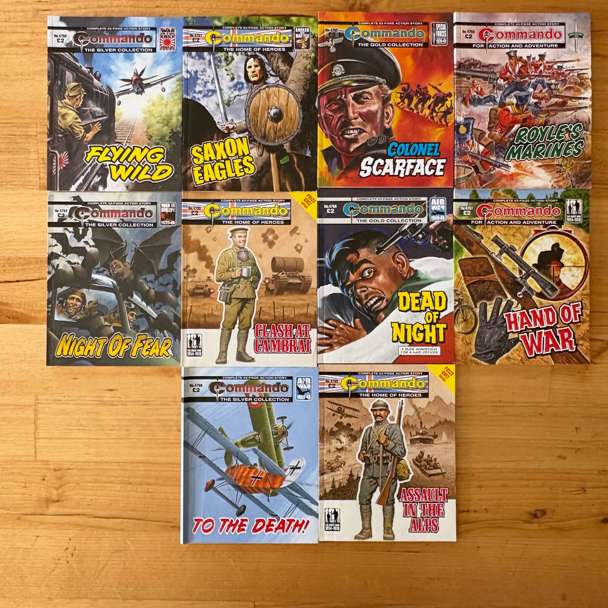 Commando War Comic Bundle x 10 Bundle Printed 2014 DC Thomson 81