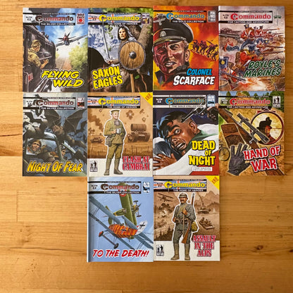 Commando War Comic Bundle x 10 Bundle Printed 2014 DC Thomson 81