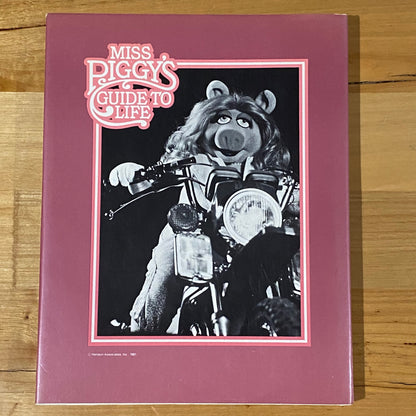 Miss Piggy's Guide To Life The Muppets Hardcover Hardcover 1981 GD