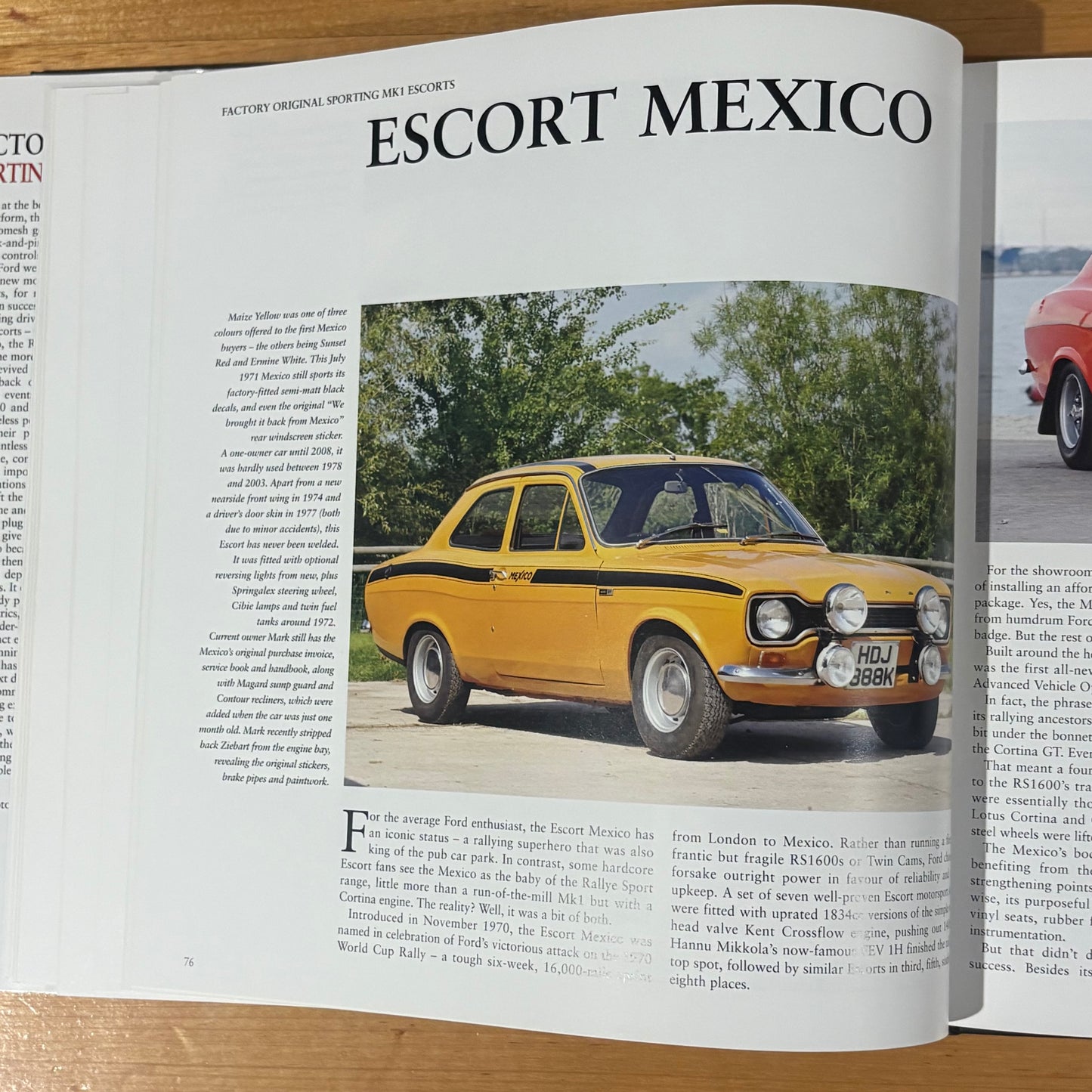 Factory Original Sporting Mk1 Escorts by Dan Williamson Ford Escorts Hardcover 2011 GD