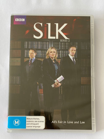 Silk Series 1-3 DVD BBC TV Drama 2 DVD Set PAL 4 VGC