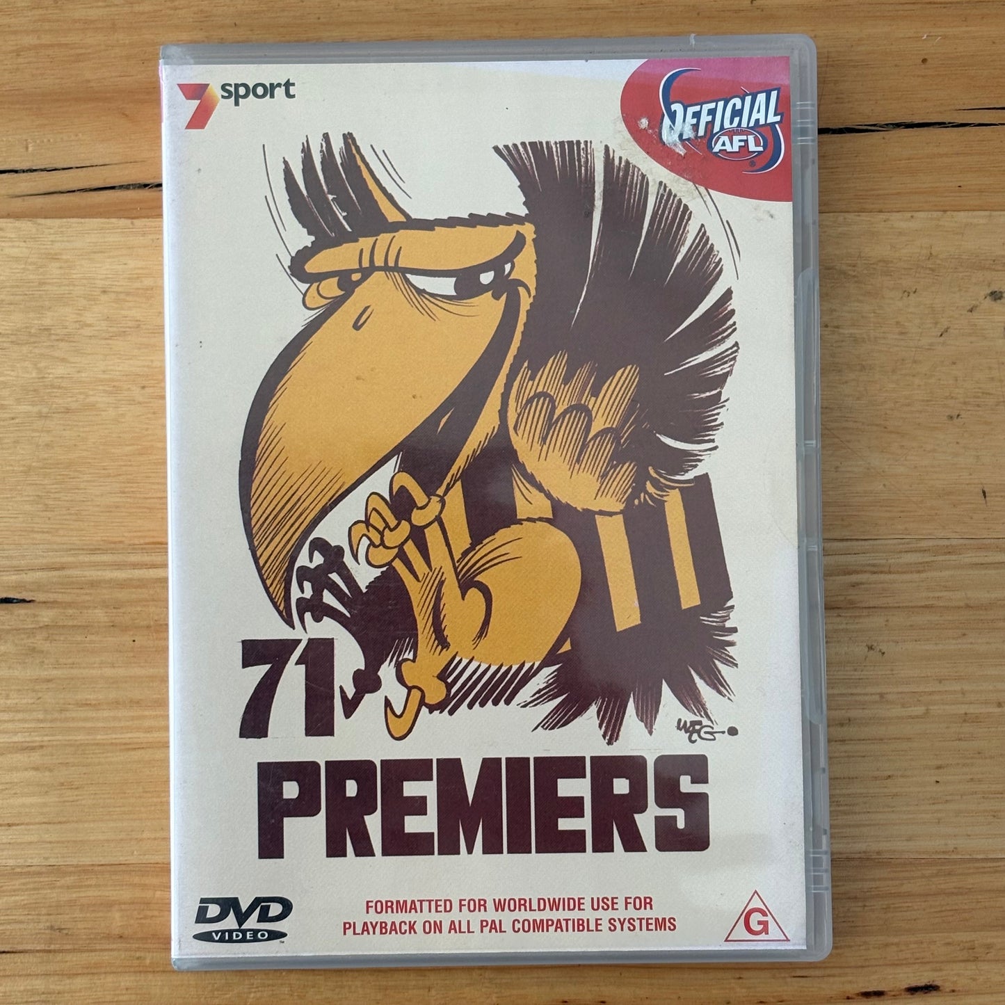 Hawthorn Premiers DVD Bundle of 8 Hawks AFL Grand Finals PAL 4 VGC