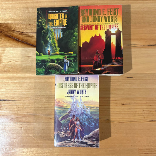 The Empire Trilogy by Raymond E. Feist & Janny Wurts Fantasy Paperbacks GD