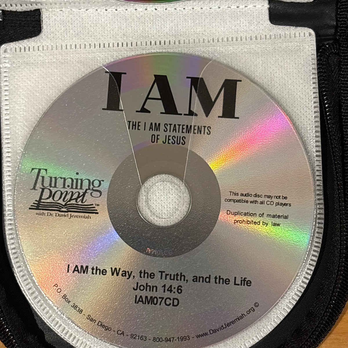 The I Am Statements of Jesus David Jeremiah CDs 8-Disc PAL 4 VGC