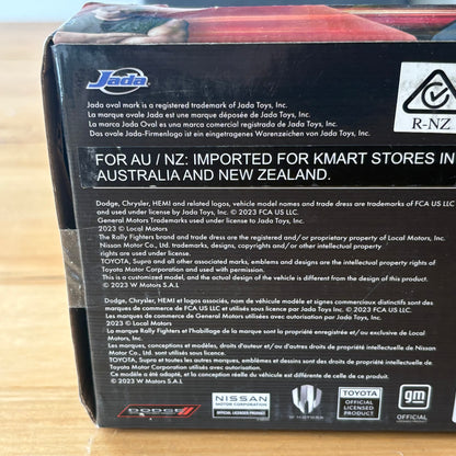 Fast & Furious Brian's Toyota Nissan Skyline RC Car Jada 1:24 2.4GHz Turbo New