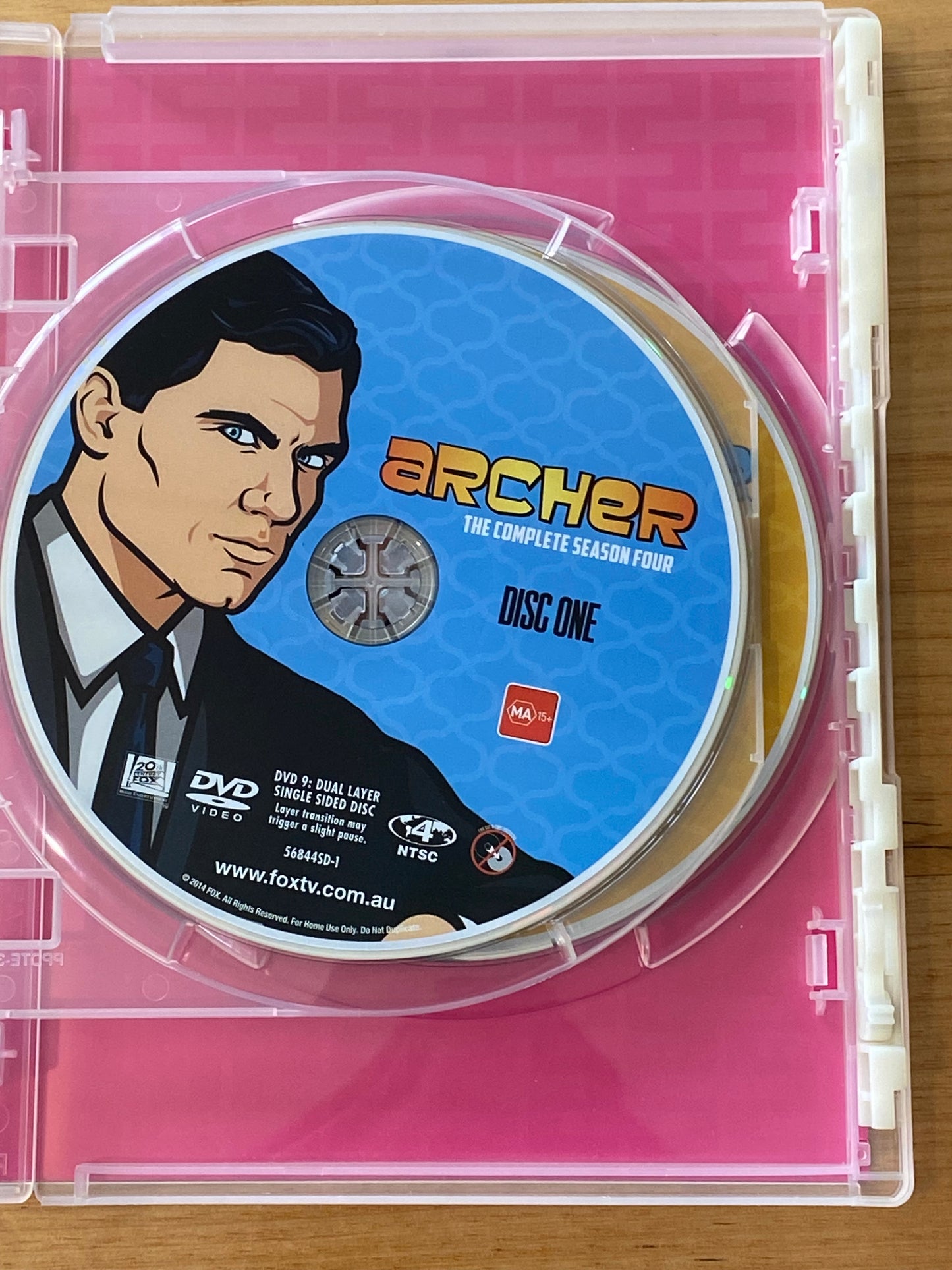 Archer The Complete Seasons 1,2 & 4 DVD Cult Animation 2-Disc Sets NTSC 4 VGC