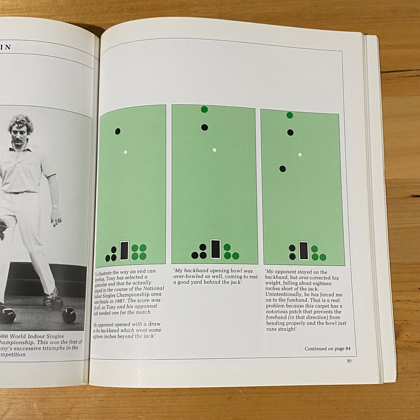 Improve Your Bowls by Tony Allcock Paperback 1990 GD