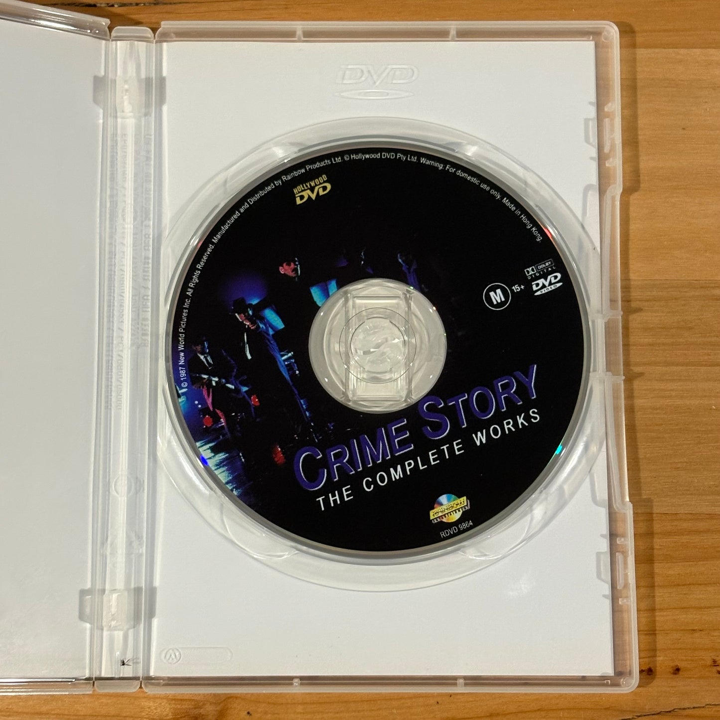 Crime Story The Complete Works DVD Dennis Farina PAL ALL VGC